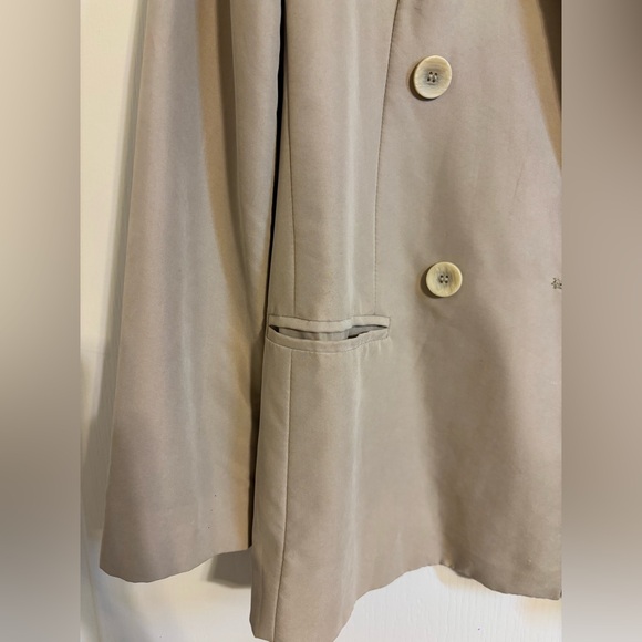 Mango Beige Double-Breasted Blazer - Picture 5 of 8